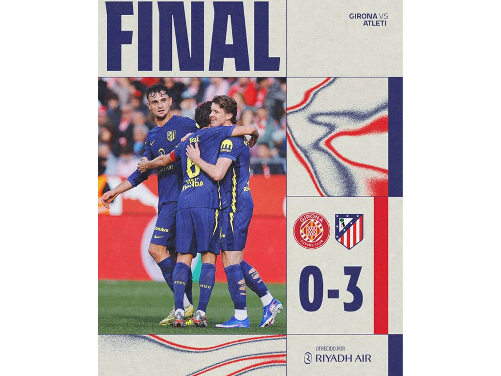 Skor akhir Girona vs Atletico