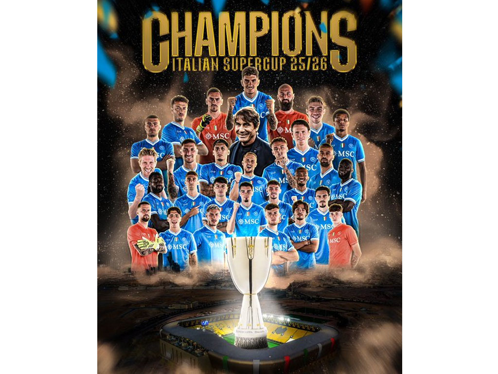 Napoli juara super cup italia