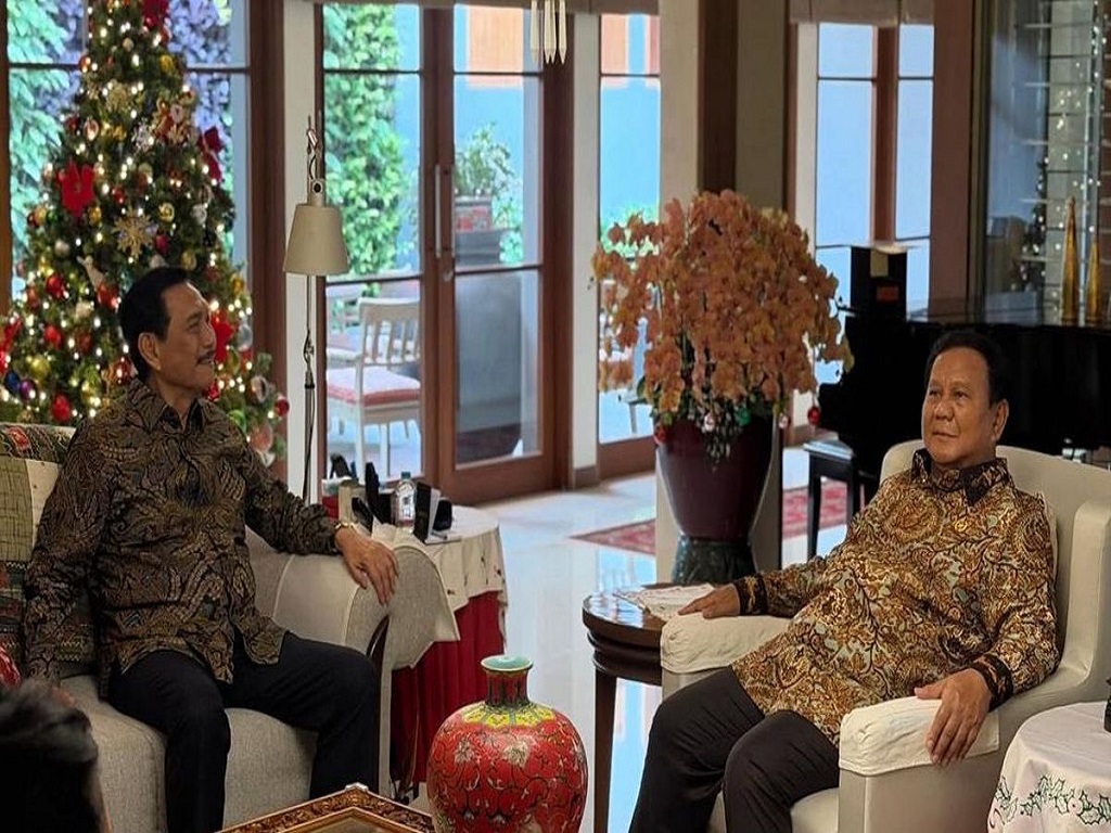 Prabowo Kunjungi Luhut