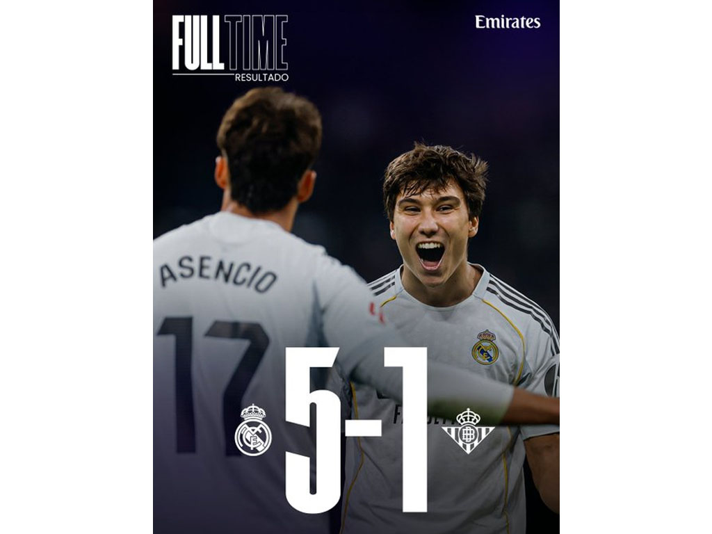 skor akhir Madrid vs Betis