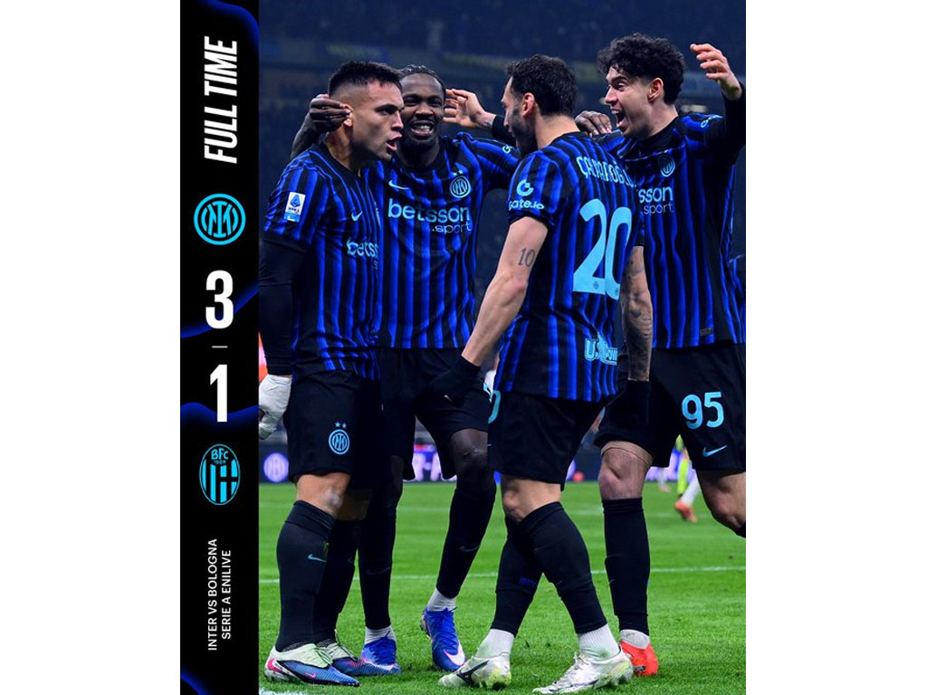 skor akhir Inter vs Bologna