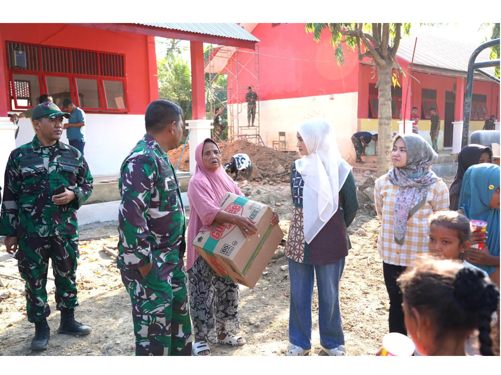 Danrem tinjau SD 4
