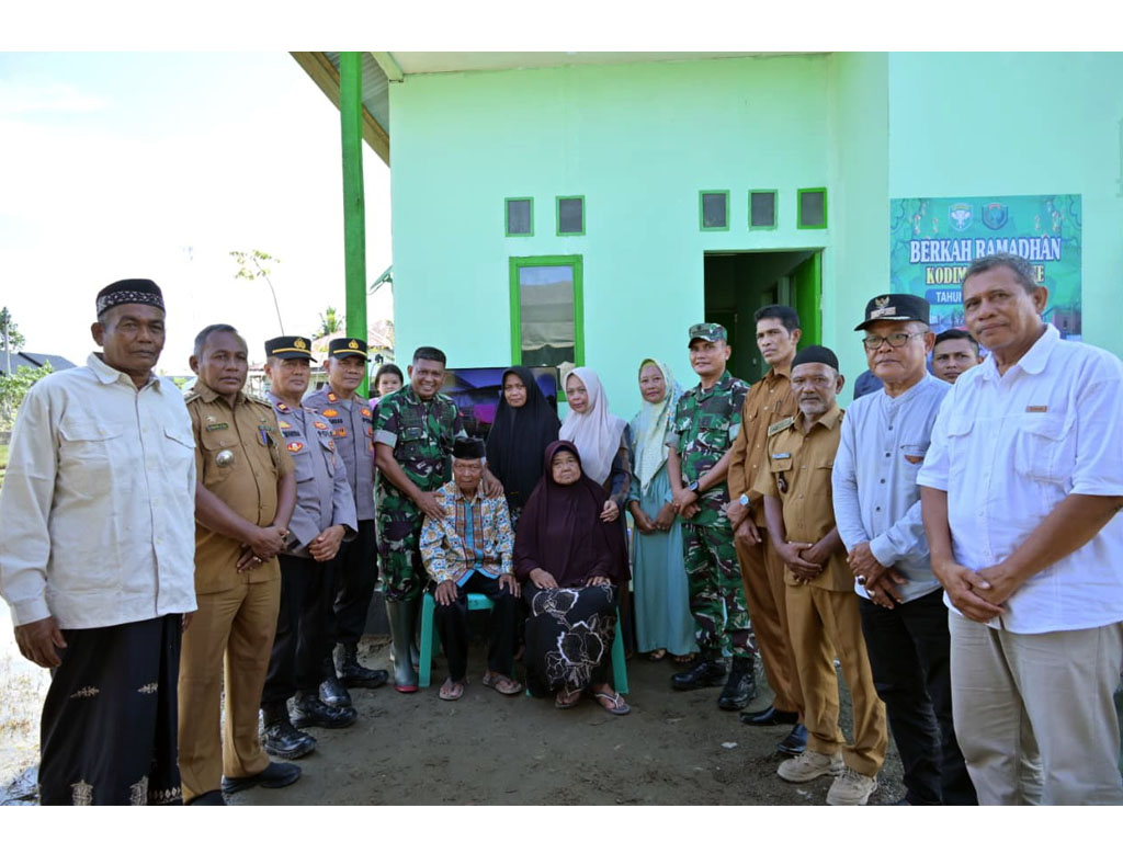 Danrem bangun rumah1