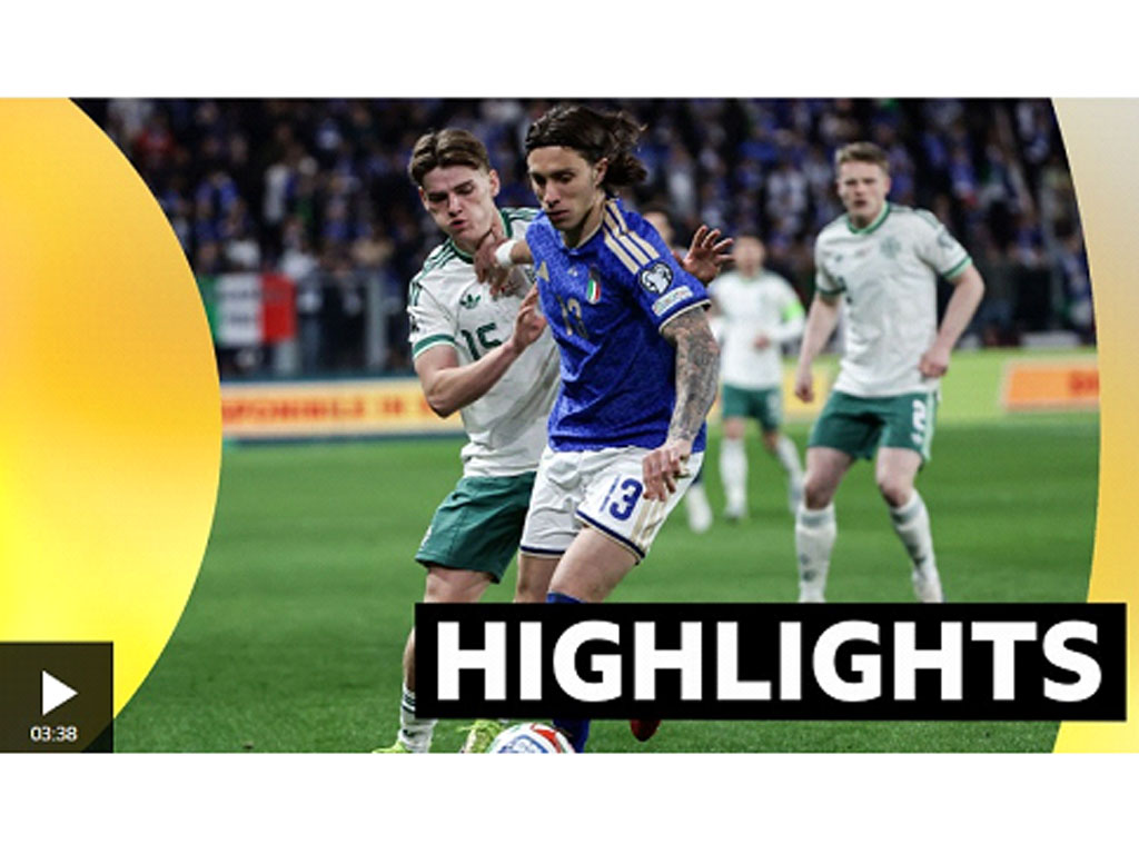 Italia menang lawan Irlandia Utara