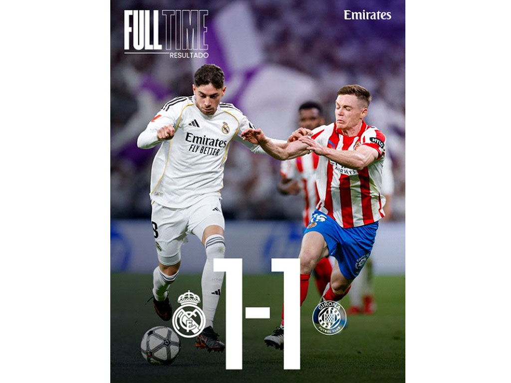 skor akhir Madrid vs Girona