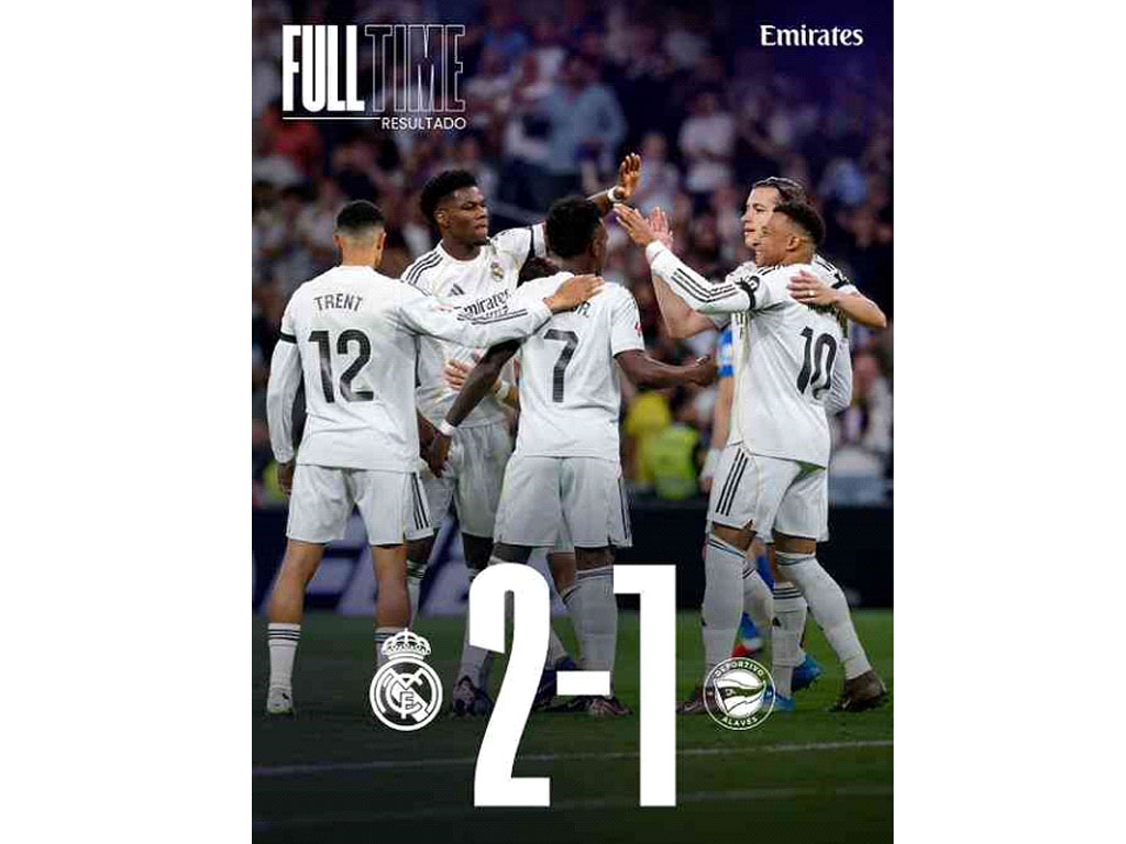 skor akhir Madrid vs Alaves