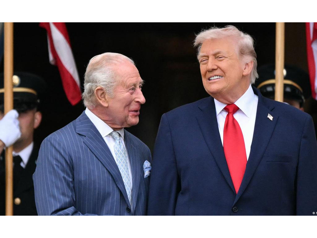 Charles dan Trump di Gedung Putih