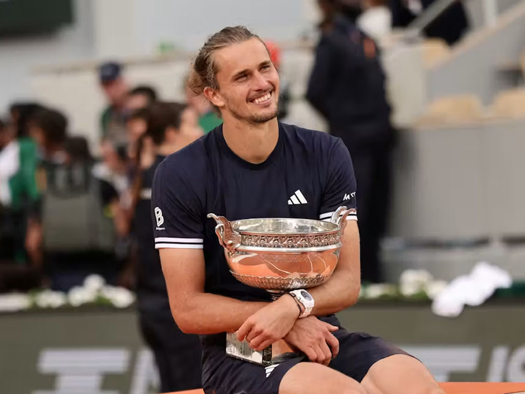 Zverev dan trofi Roland Garros 2026
