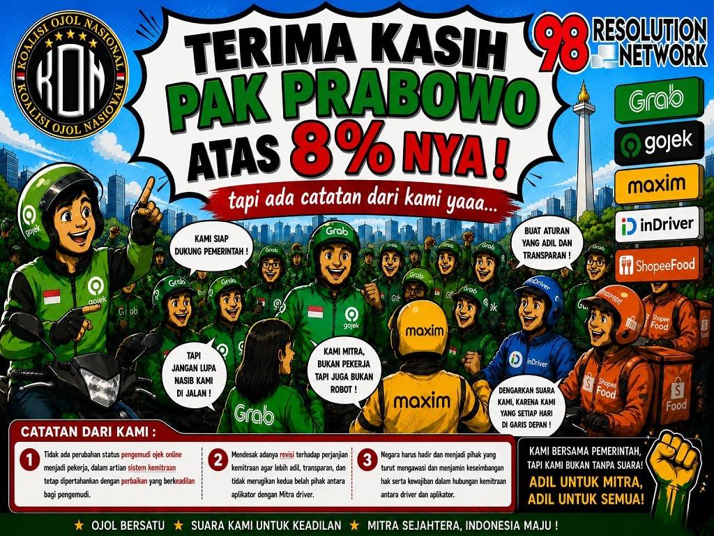 Koalisi Ojol Nasional dan 98 Resolution Network