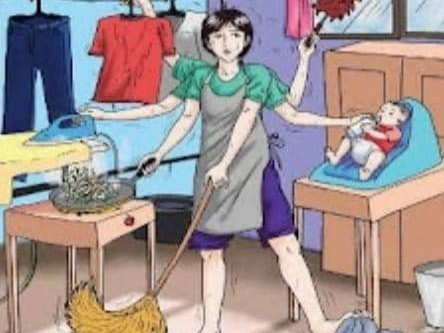Ilustrasi hari ibu rumah tangga