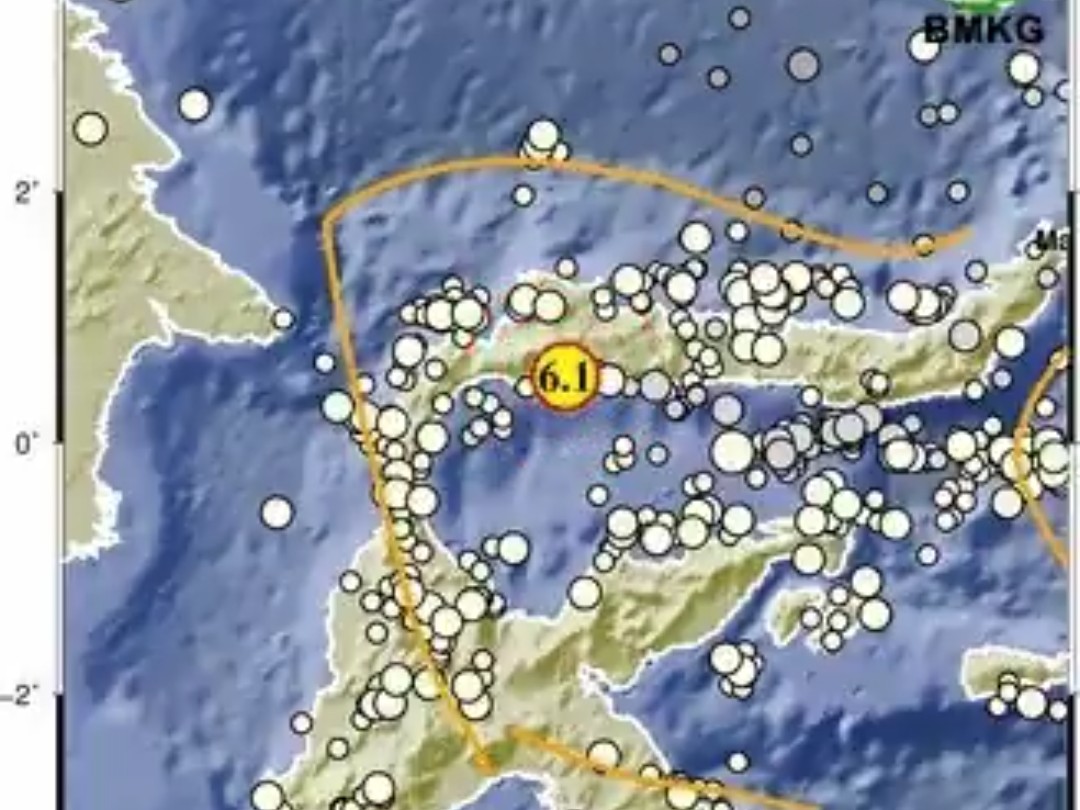 Gempa 6,1 SR mengguncang Parigi Moutong, Sulawesi Tengah