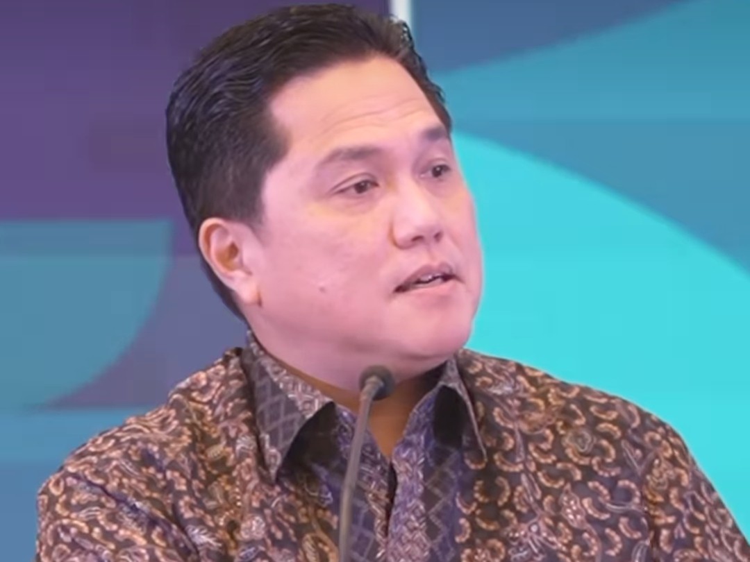 Erick Thohir memberikan komentar setelah pertandingan