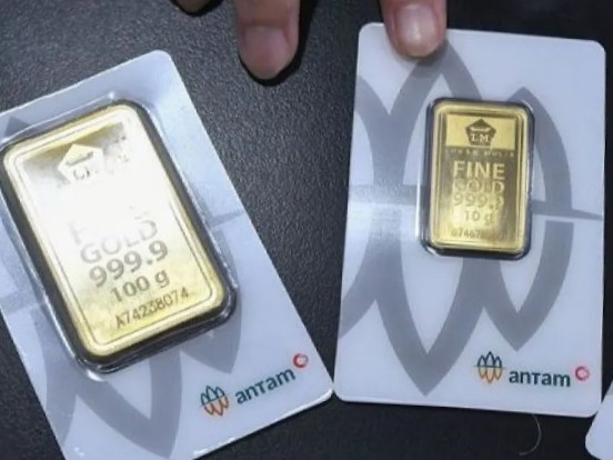 Harga emas Antam mencapai rekor tertinggi