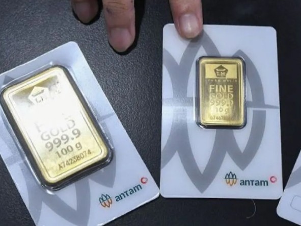 Harga emas Antam mengalami kenaikan signifikan
