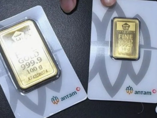 Harga emas Antam di butik Logam Mulia Gedung Antam Jakarta