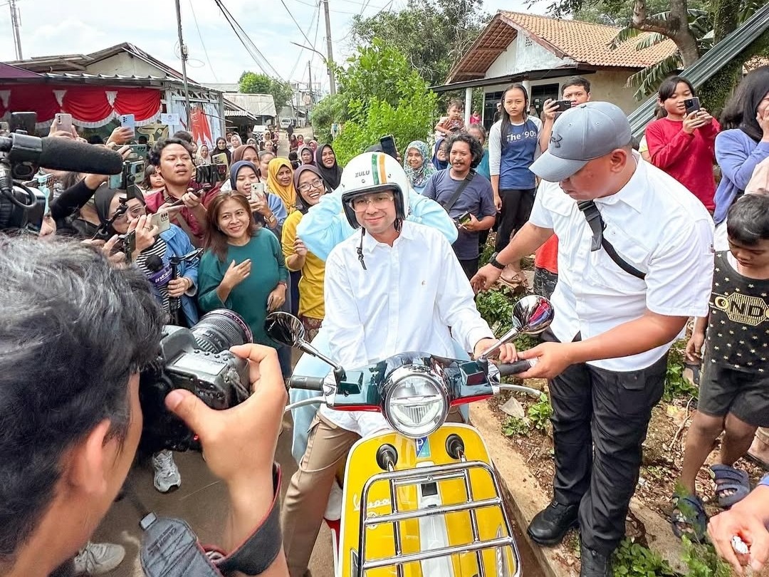 Jeje Govinda saat berkampanye di Bandung Barat