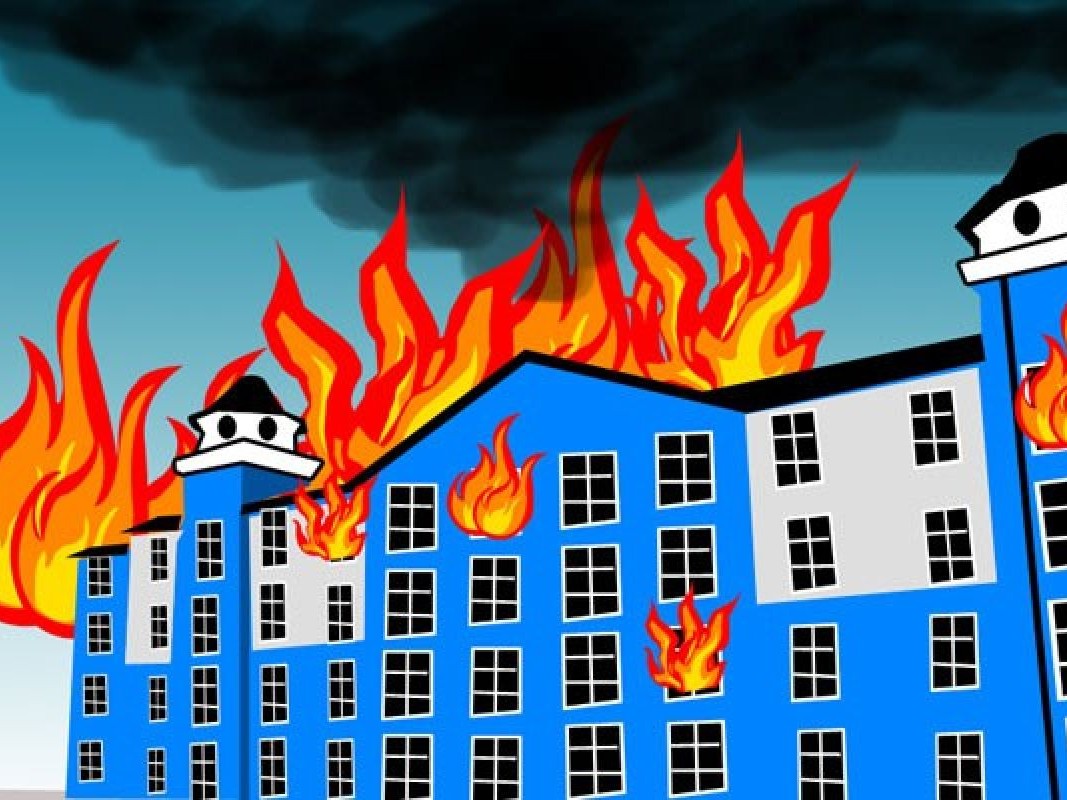 ilustrasi kebakaran