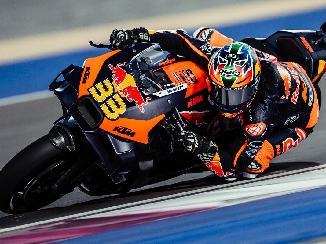 Pembalap KTM di balapan MotoGP