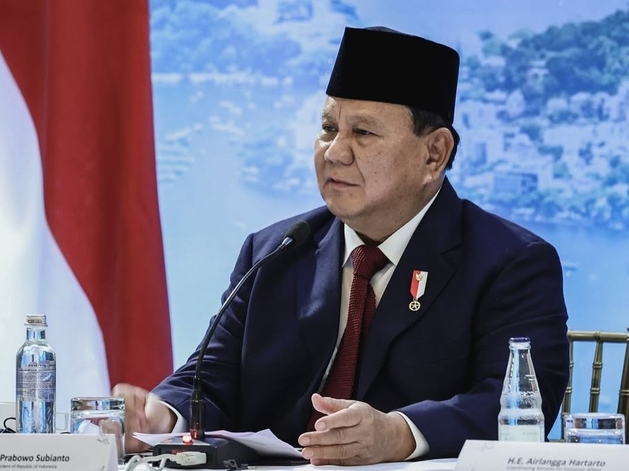Presiden Prabowo Subianto mengumumkan kenaikan UMP