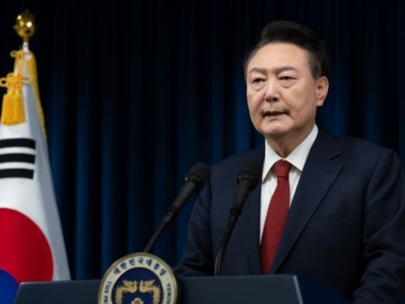 Presiden Yoon Suk-yeol di kediamannya di Hannam-dong