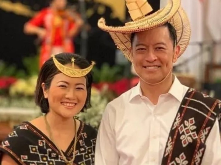 Ciska Wihardja bersama suaminya, Tom Lembong