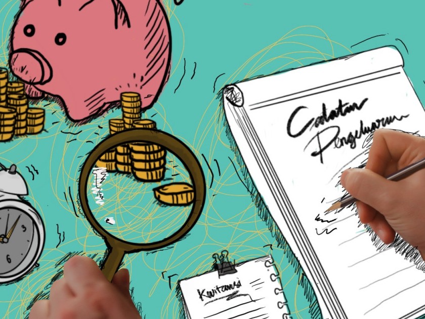Ilustrasi pengelolaan keuangan yang baik