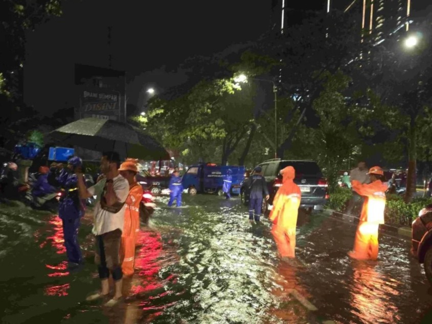 Hujan lebat di wilayah Jabodetabek