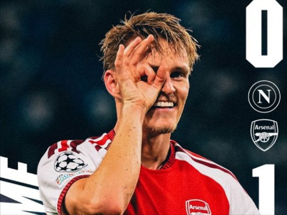 Arsenal Bawa Pulang Tiga Poin dari Kandang Napoli di Fase Liga Liga Champions UEFA 2026/2027
