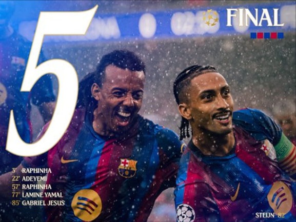 Barcelona Menang Besar Atas Feyenoord di Fase Liga Liga Champions UEFA 2026/2027