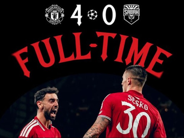 Manchester United Menang Atas Sabah di Fase Liga Liga Champions UEFA 2026/2027