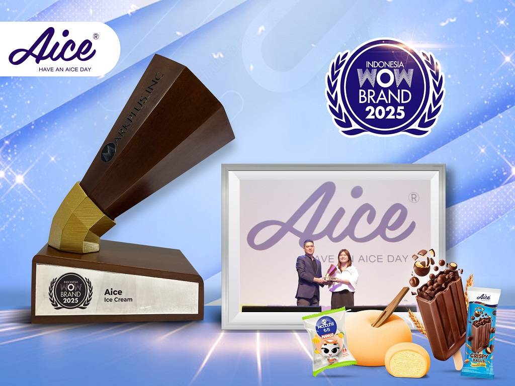Sukses Rajai Pasar Gen Z & Go International, Aice Kembali Menangkan WOW Brand Award untuk Keenam Kalinya