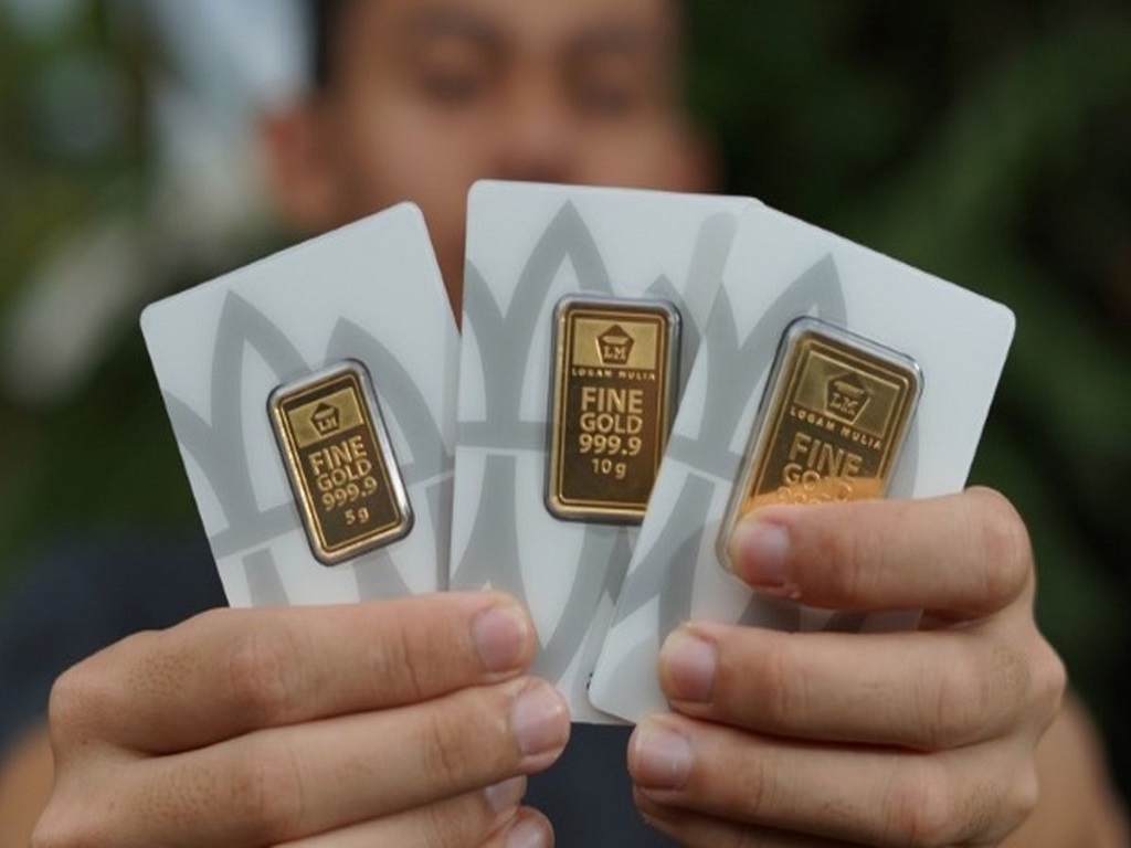 Emas Antam pada Sabtu, 26 April 2025, Turun Rp21.000 Menjadi Rp1,965 Juta Per Gram