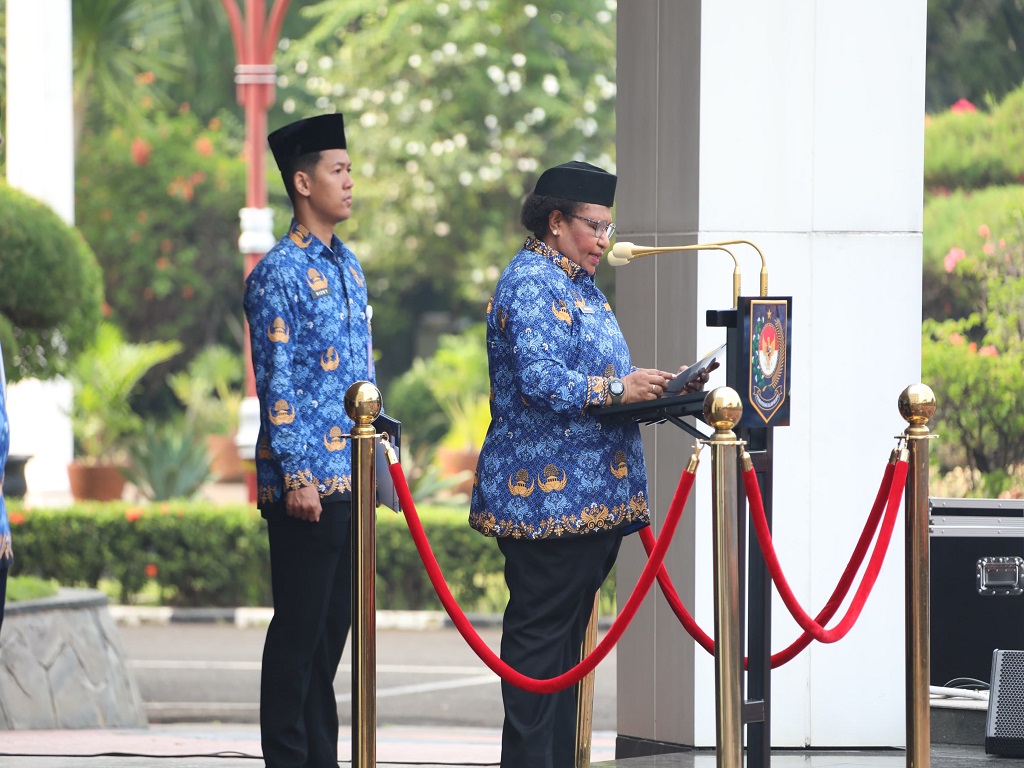 Kemendagri Gelar Upacara Hardiknas, Dukung Pendidikan Bermutu untuk Semua