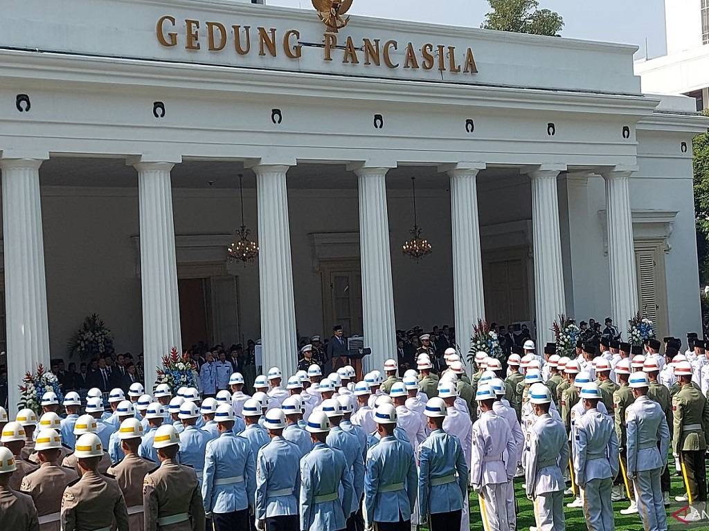 Presiden Prabowo Pimpin Upacara Hari Lahir Pancasila di Gedung Pancasila