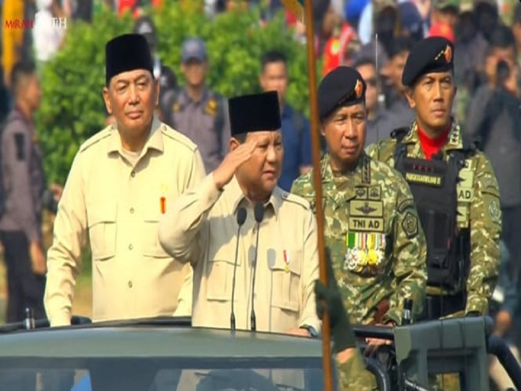 Presiden Prabowo: TNI Selalu Tampil di Saat Kritis, Tak Ragu Utamakan Kepentingan Bangsa