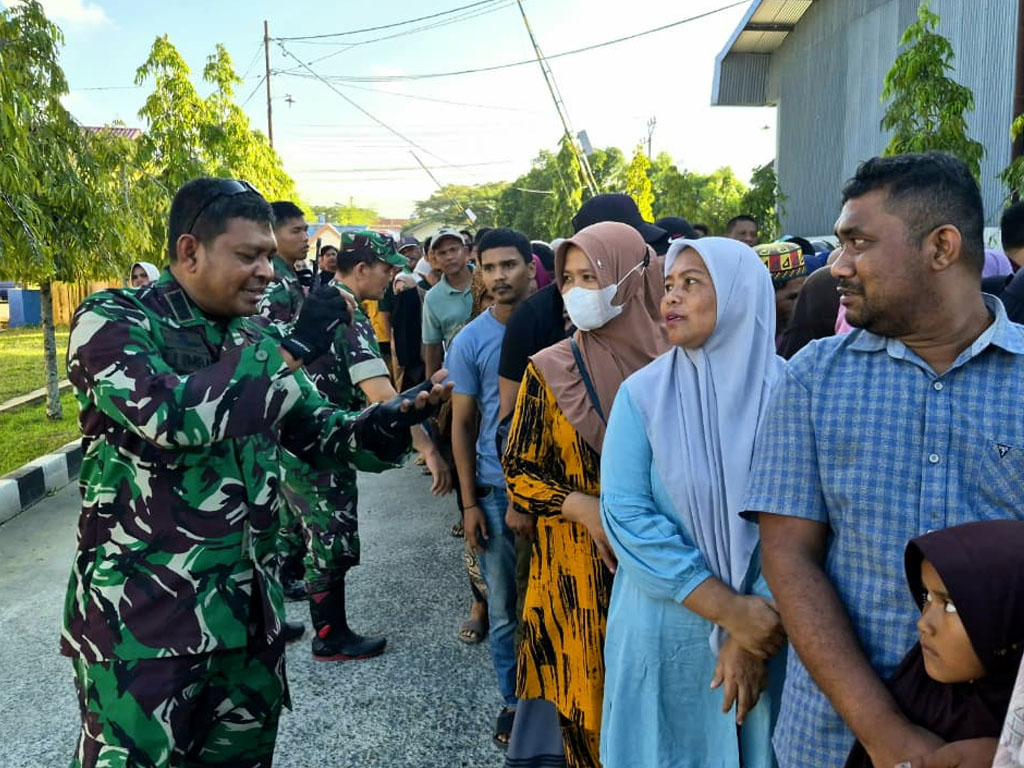 Gagasan Danrem 011 Lilawangsa Kolonel Inf Ali Imran untuk Bantu Warga yang Kesulitan Pasca Banjir di Aceh