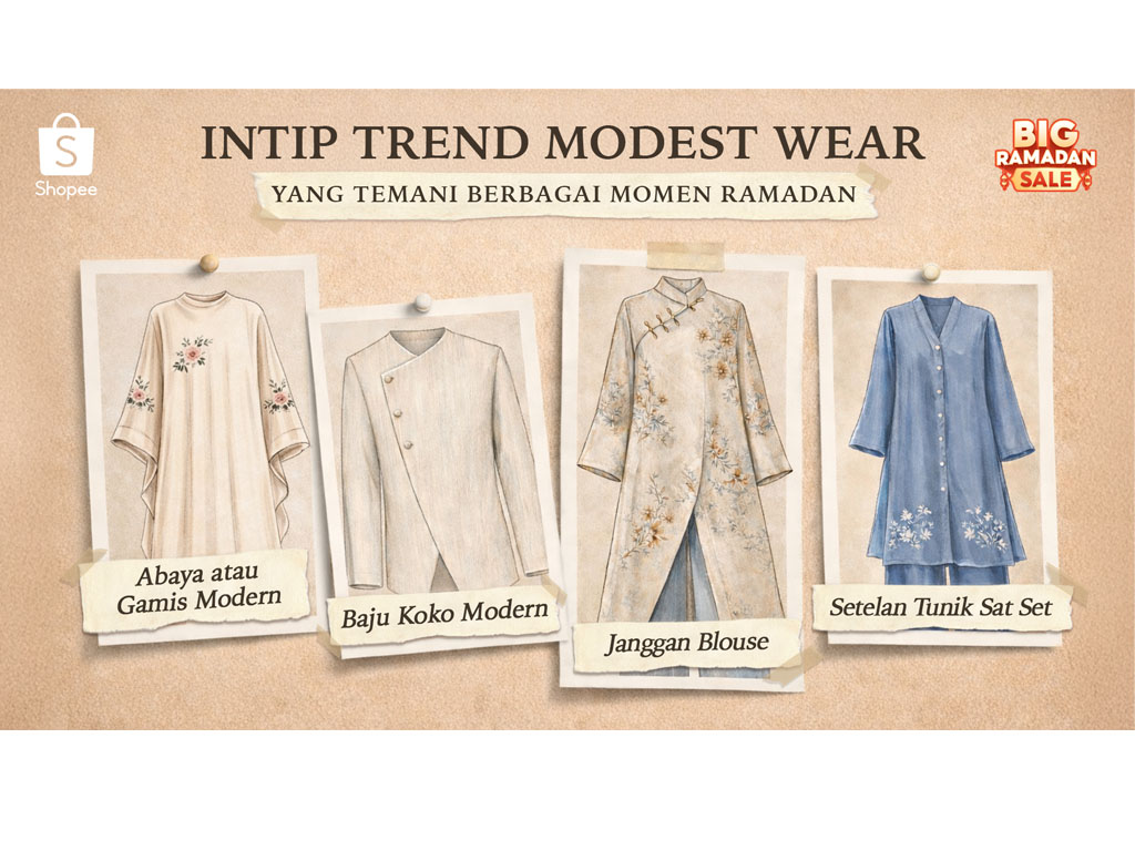 Intip Tren Modest Wear yang Temani Berbagai Momen Pengguna Bersama Shopee Big Ramadan Sale