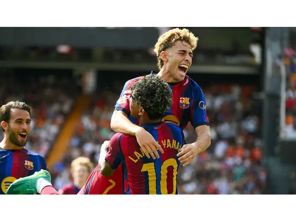 Barcelona Cukur Valencia di La Liga Spanyol
